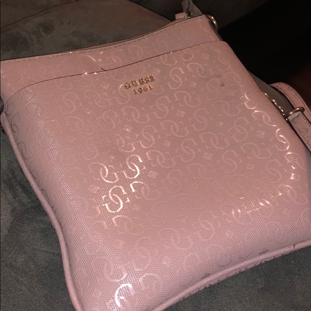 Guess lavender purse